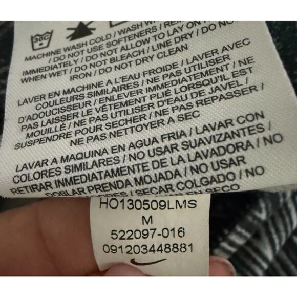 Nike Dri-FIT ZigzagBlack Gray Compression Leggings Pants Chevron Women’s M - Picture 10 of 10